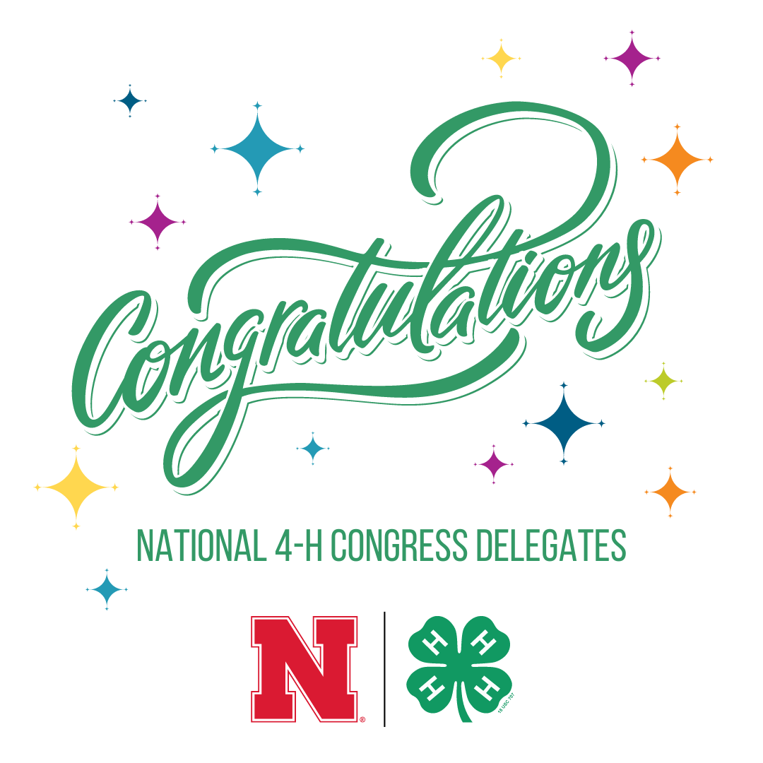Fifteen teens selected as Nebraska delegates for National 4-H Congress