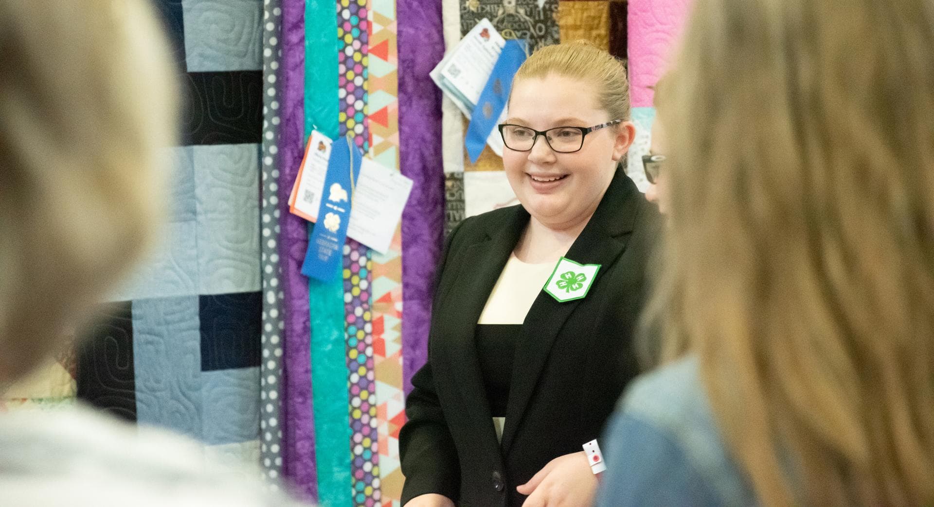 4-H participant in the Presentations Contest.