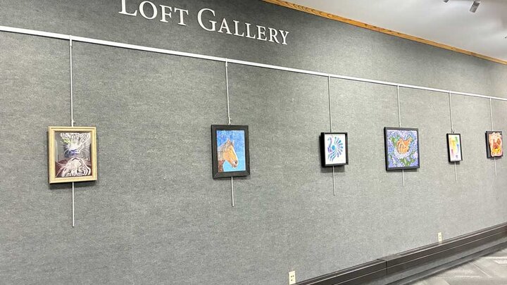 Artwork represented in the Loft Gallery
