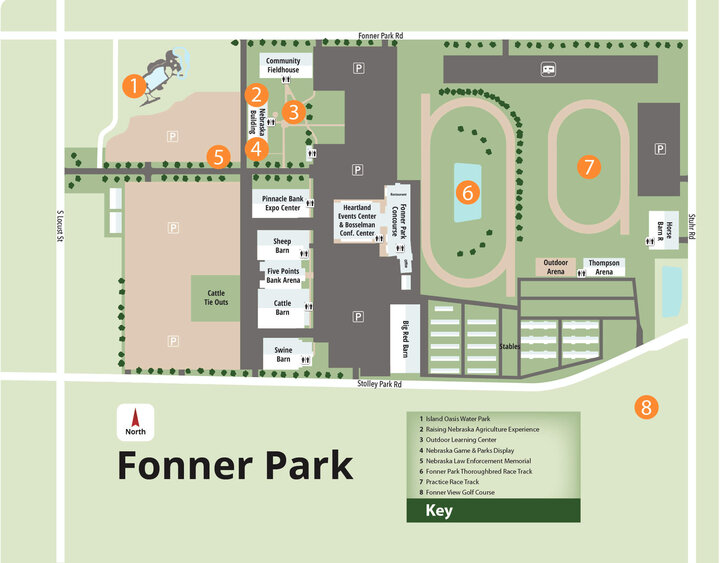 Fonner Park Map