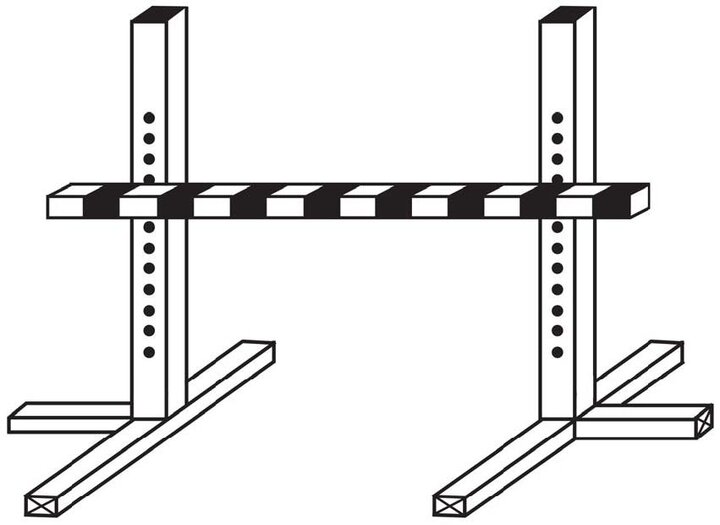 Graphic of the completed bar jump