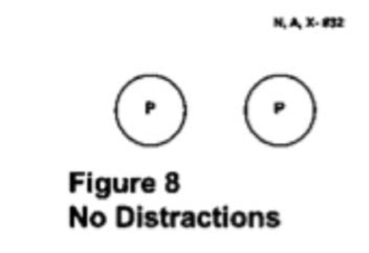 Graphic of the figure 8 - no distractions sign