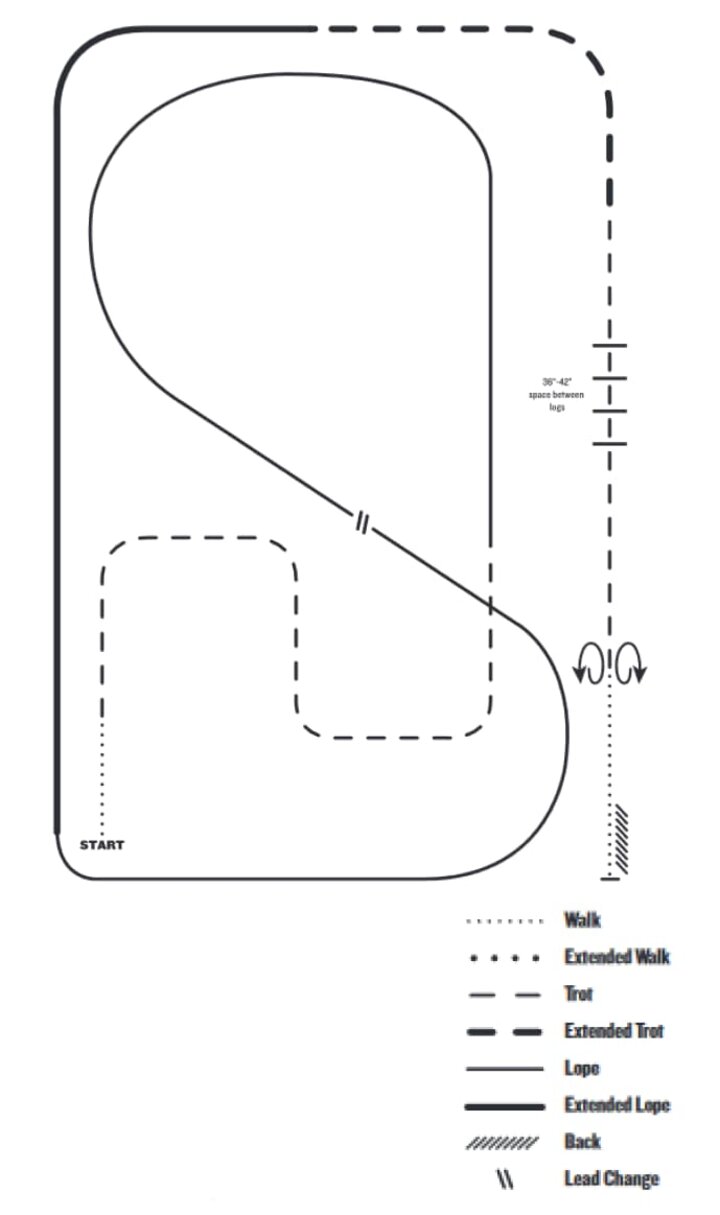 Ranch Riding AQHA Pattern 3 Horse Guide