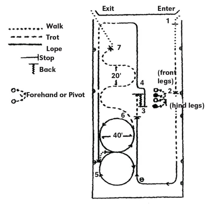 Advanced Western Horsemanship Pattern 2 Horse Guide