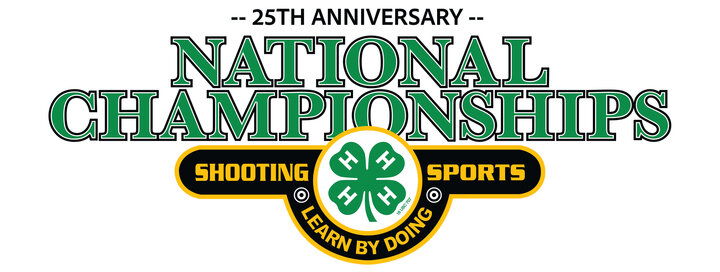 25th Anniversary 4-H Shooting Sports National Championships Logo