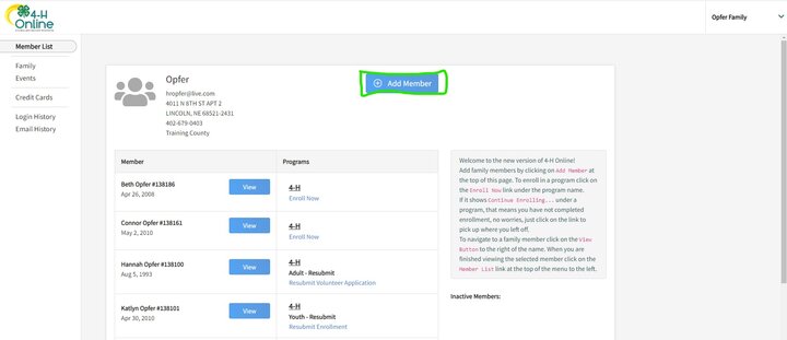 4-H Online New Member Step 3