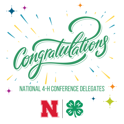 Two delegates and two alternates selected to represent Nebraska at National 4-H Conference