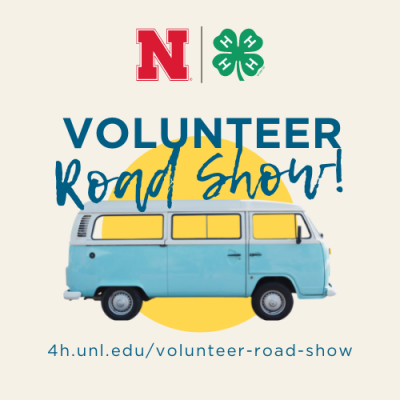 Nebraska 4-H Volunteer Road Show graphic